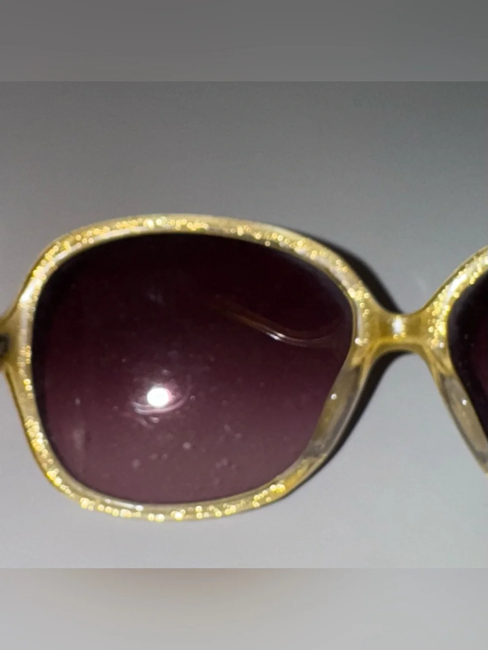 Kate Spade GABI/S OJBY Oversized Round Gradient Sunglasses 130 Gold Tortoise